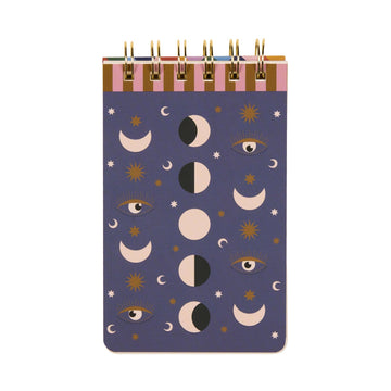 Designworks Ink A Dopo Moon Phases Twin Wire Notepad - Daisy Park