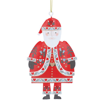 Alpine tin Santa dec - Daisy Park