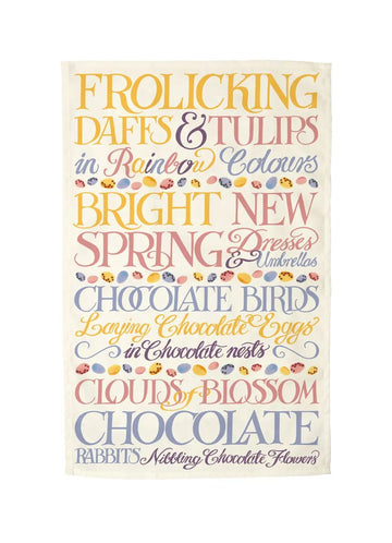 Emma Bridgewater Easter Toast Mini Eggs tea towel - Daisy Park