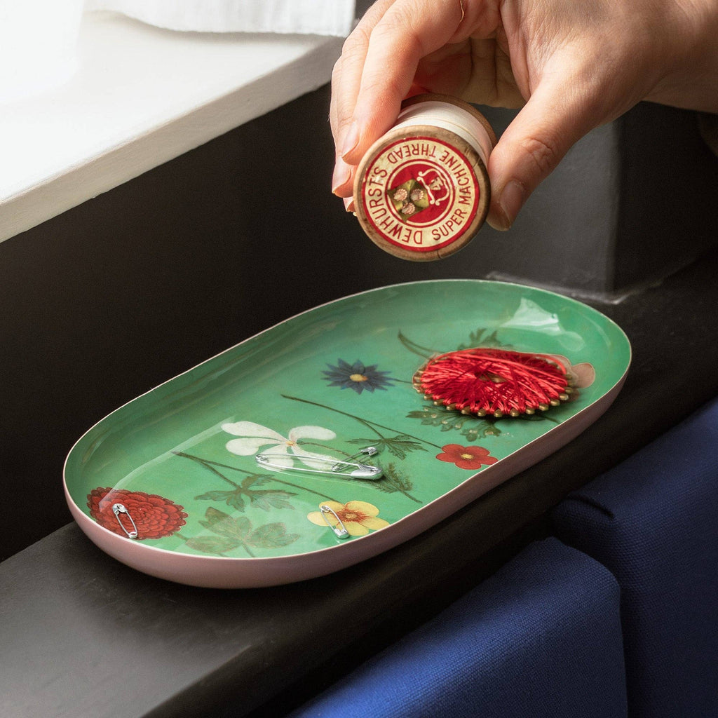 Enamel Printed Tray - Festival of Flowers - Daisy Park