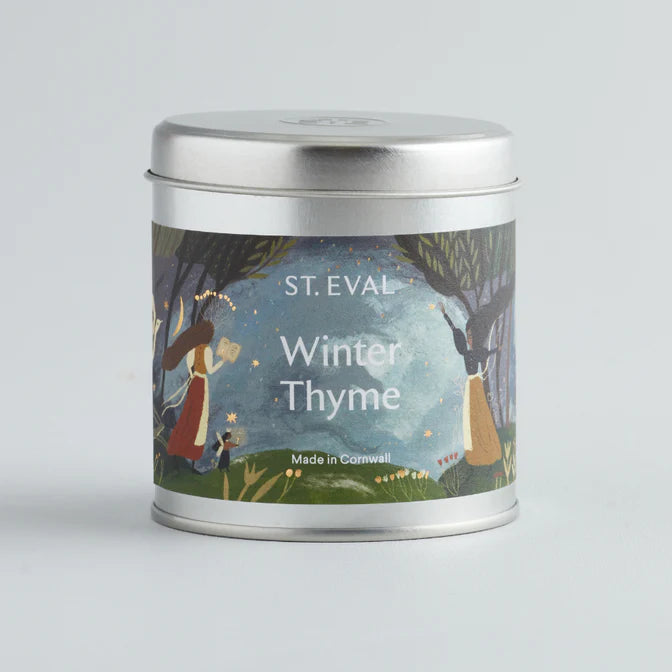 St Eval Winter Thyme tin candle - Daisy Park