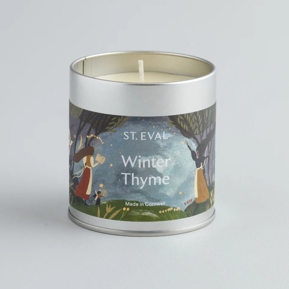St Eval Winter Thyme tin candle - Daisy Park