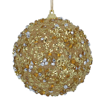 Gold crushed sparkling bauble - Daisy Park