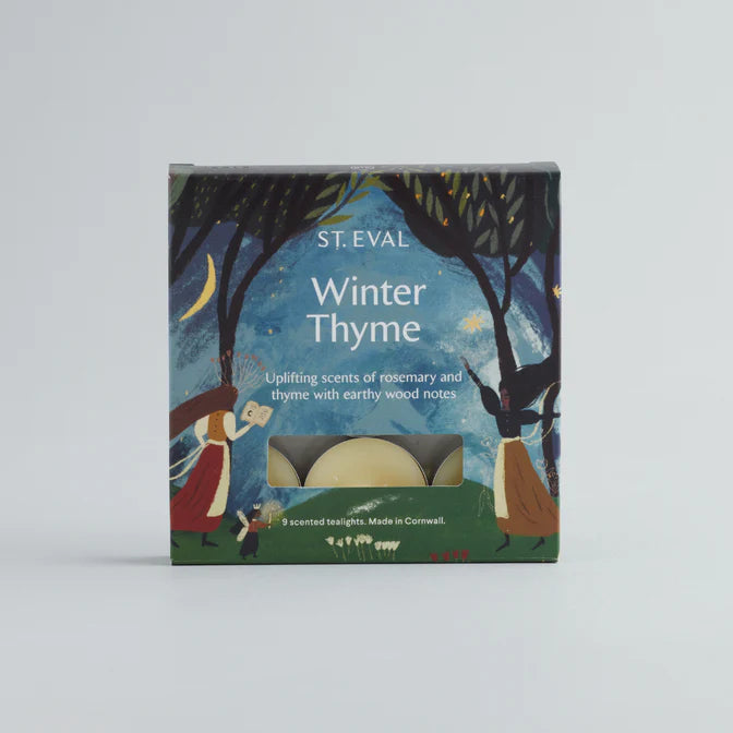 St Eval Winter Thyme Christmas scented tealights - Daisy Park
