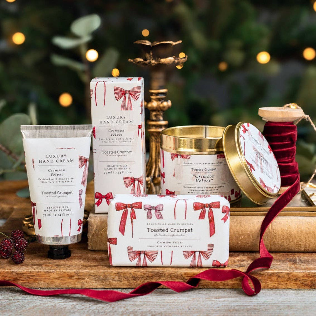 Bows & Berries Crimson Velvet Luxury Hand Cream - Daisy Park