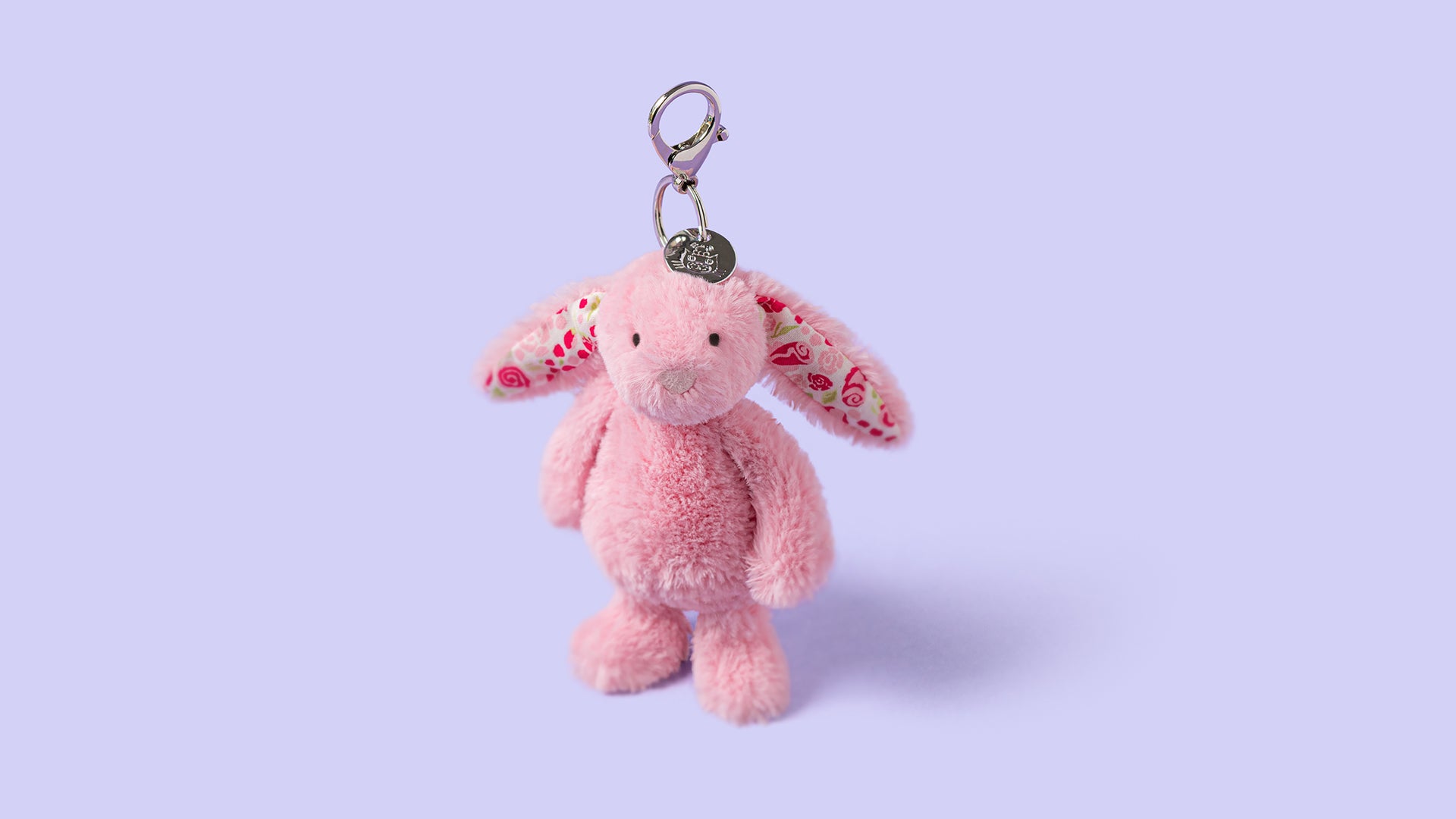 Jellycat Blushkin Blossom Bunny bag charm