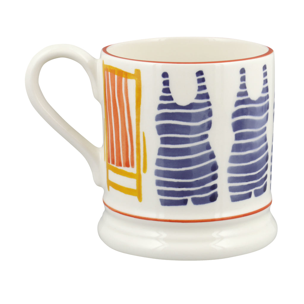 Emma Bridgewater Bathing suit 1/2pint mug - Daisy Park