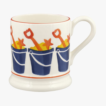 Emma Bridgewater Bucket and spade 1/2pint mug - Daisy Park