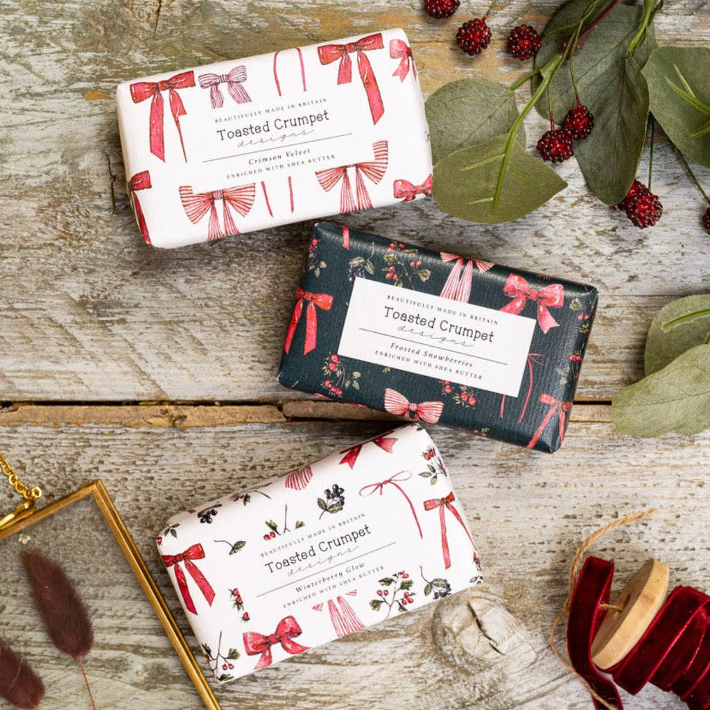 Crimson Velvet Soap Bows & Berries - Daisy Park