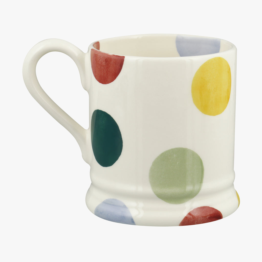 Emma Bridgewater Big polka dot 1/2pint mug - Daisy Park