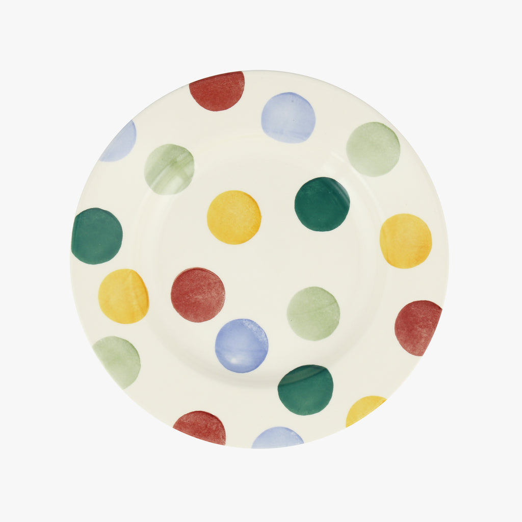 Emma Bridgewater Big Polka dots 8.5" plate - Daisy Park