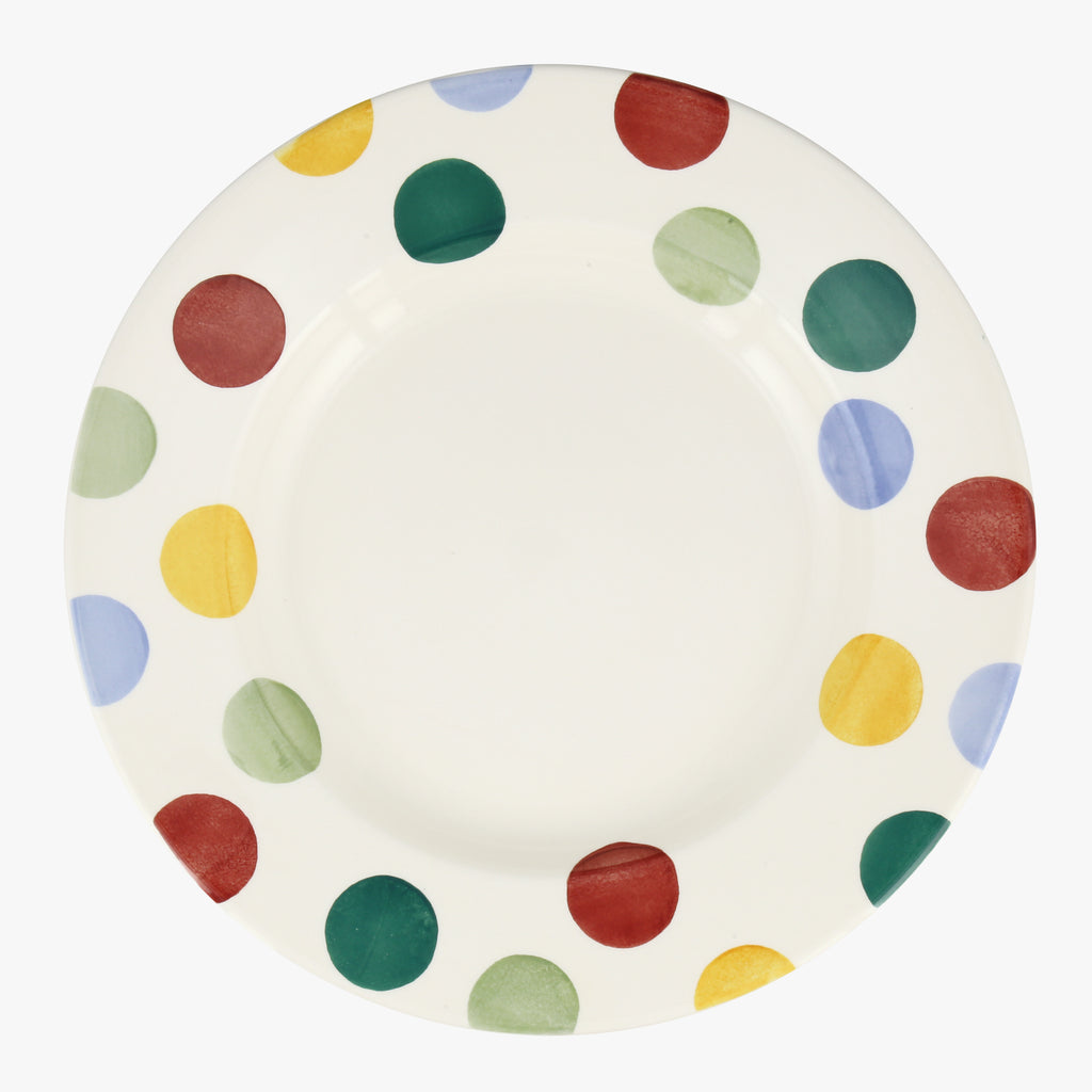 Emma Bridgewater Big Polka dots 10.5" plate - Daisy Park