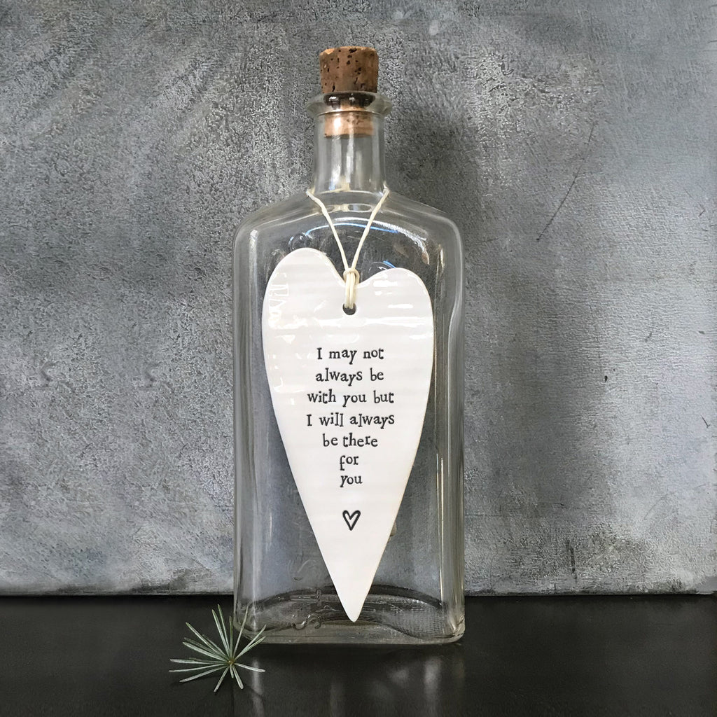Porcelain long heart - May not always be with you - Daisy Park