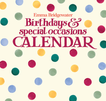 Emma Bridgewater Polka dot Birthday mini calendar - Daisy Park