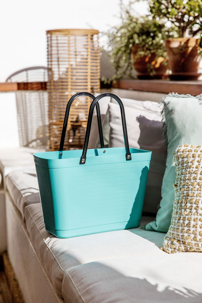 Hinza bag small green plastic - Aqua - Daisy Park