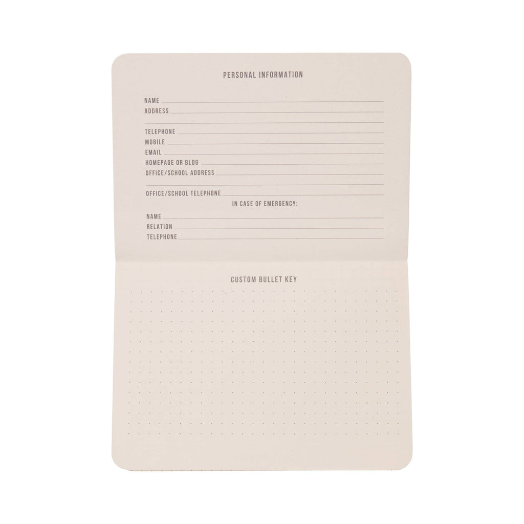 Standard Issue Pocket Journal - Cobalt + Citron - Daisy Park