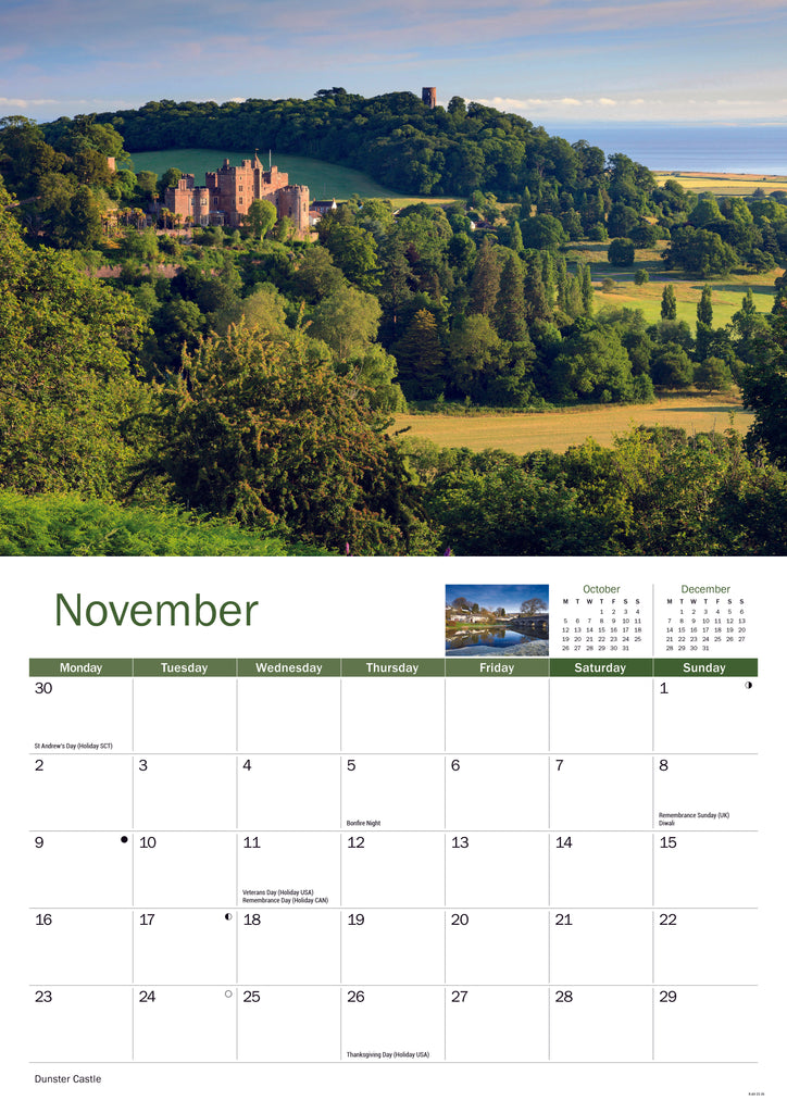 Exmoor A4 calendar 2026 - Daisy Park