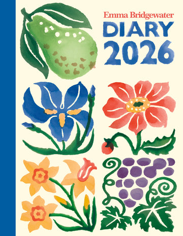 Emma Bridgewater Fruits and Flowers tiles deluxe A5 diary 2026 - Daisy Park