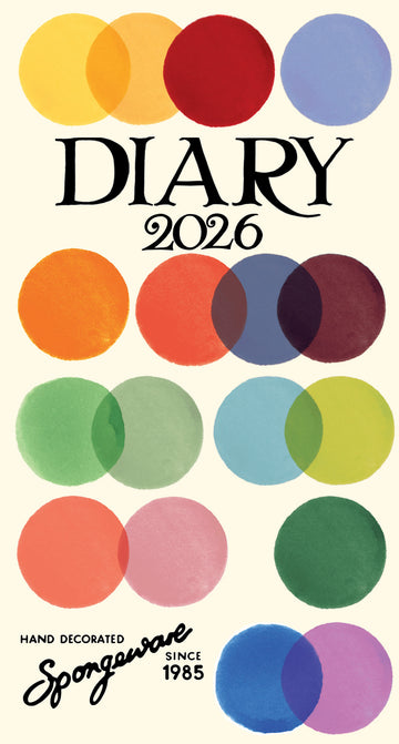 Emma Bridgewater Colour Palette slim diary 2026 - Daisy Park