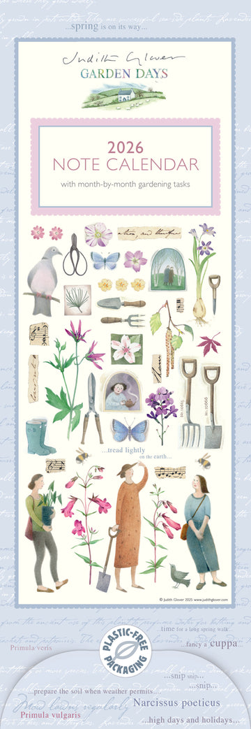 Judith Glover Garden Days slim calendar 2026 - Daisy Park