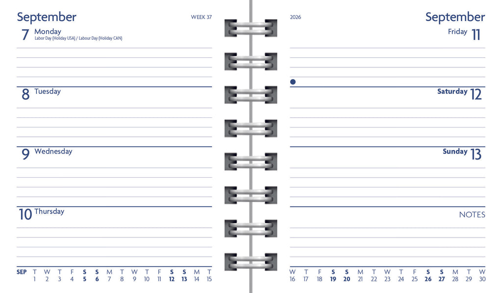 Ditsy Flowers square pocket diary 2026 - Daisy Park