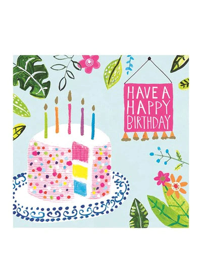 Have a Happy Birthday cake Card - Daisy Park