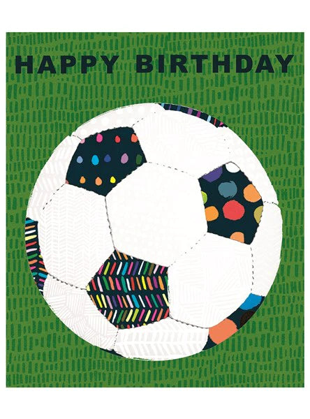 Birthday football card - Daisy Park
