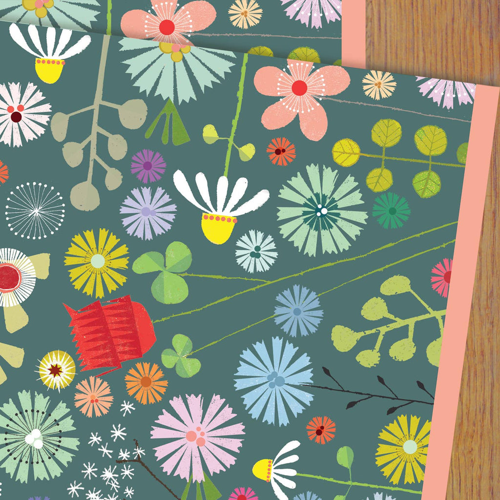 Big Floral Wrapping Paper - Daisy Park