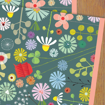 Big Floral Wrapping Paper - Daisy Park