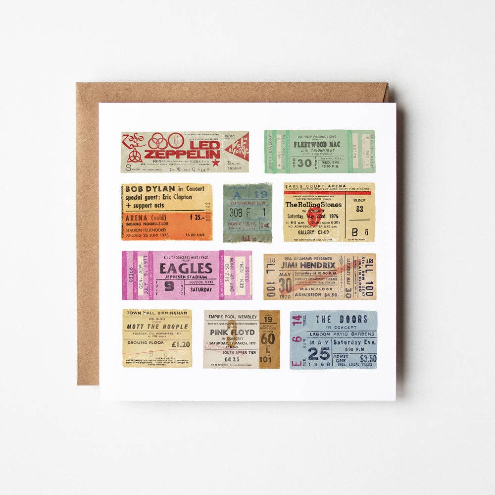 70's - blank greetings card - Daisy Park