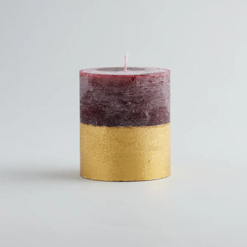 St Eval Figgy Pudding pillar candle - Daisy Park