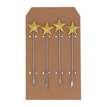 Metal star fork 4 pack - Daisy Park