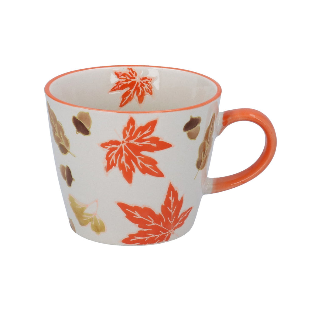 Autumn leaves stoneware mug - Daisy Park