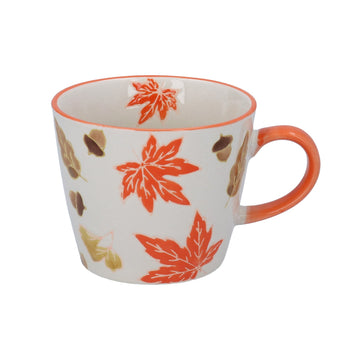 Autumn leaves stoneware mug - Daisy Park