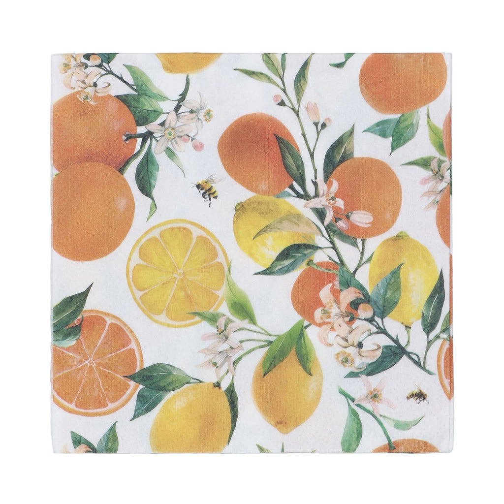 Oranges and Lemons Paper Napkins - Daisy Park