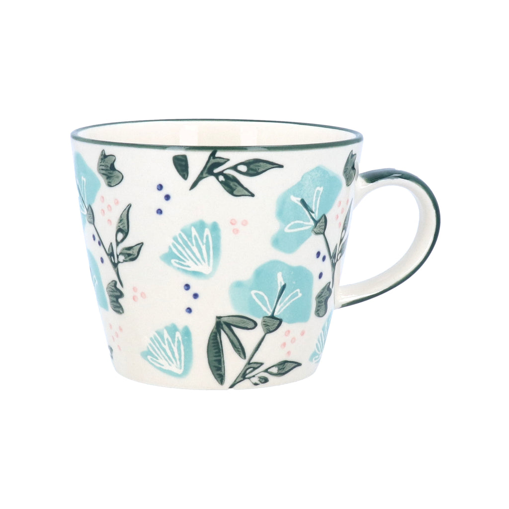 Blue Sweetpea stoneware mug - Daisy Park