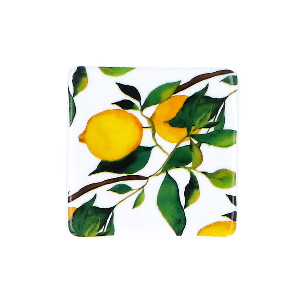 Lemon Tree porcelain coaster - Daisy Park
