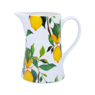 Lemon tree bone china medium jug - Daisy Park