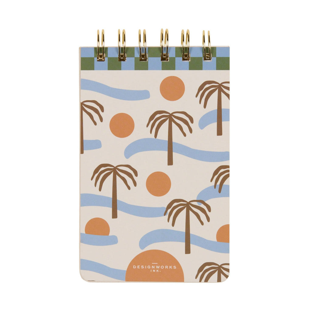Designworks Ink A Dopo Palm Twin Wire Notepad - Daisy Park