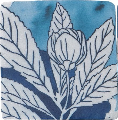Ink Florals resin coaster - Daisy Park
