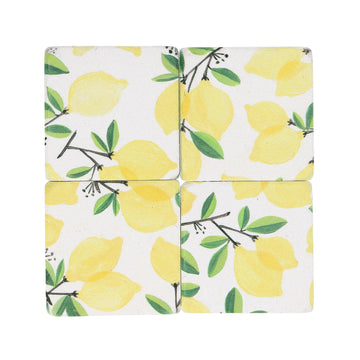 Lemon Tree resin coaster - Daisy Park