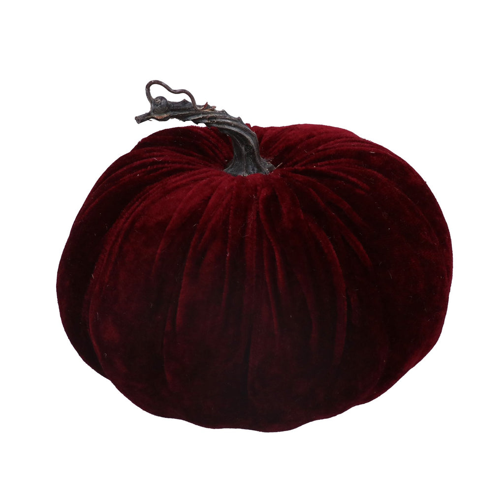 Velvet Burgundy pumpkin - small, medium  or large - Daisy Park