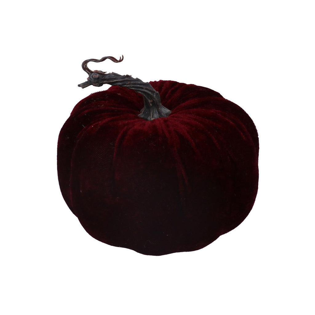 Velvet Burgundy pumpkin - small, medium  or large - Daisy Park