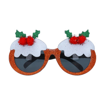 Sparkling acrylic Christmas pudding glasses - Daisy Park