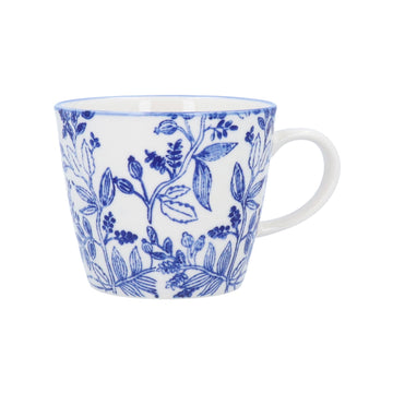 Navy Rosehips stoneware mug - Daisy Park