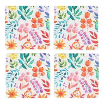 Bright Botanic resin coaster - Daisy Park