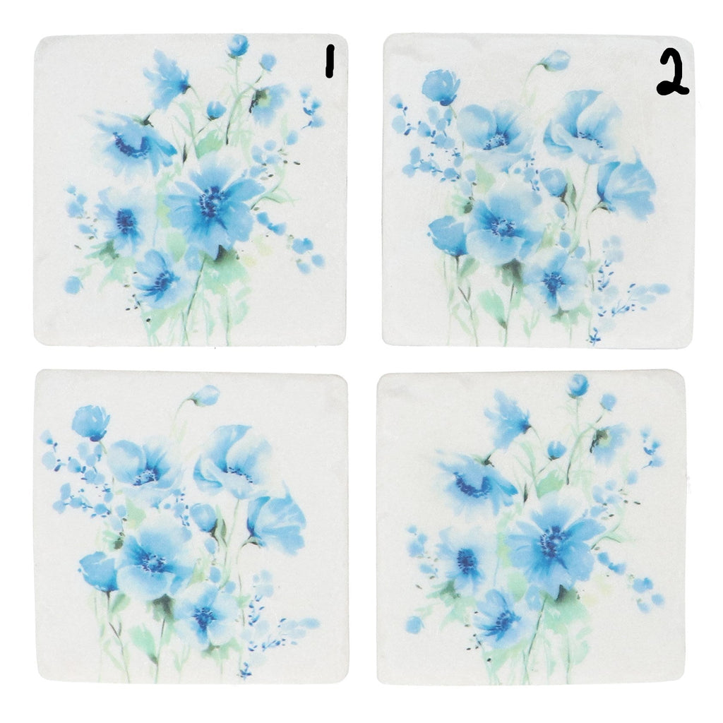 Himalayan Poppies resin coaster - Daisy Park