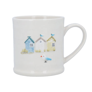 Beach huts stoneware mug - Daisy Park