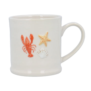 Lobster mix stoneware mug - Daisy Park