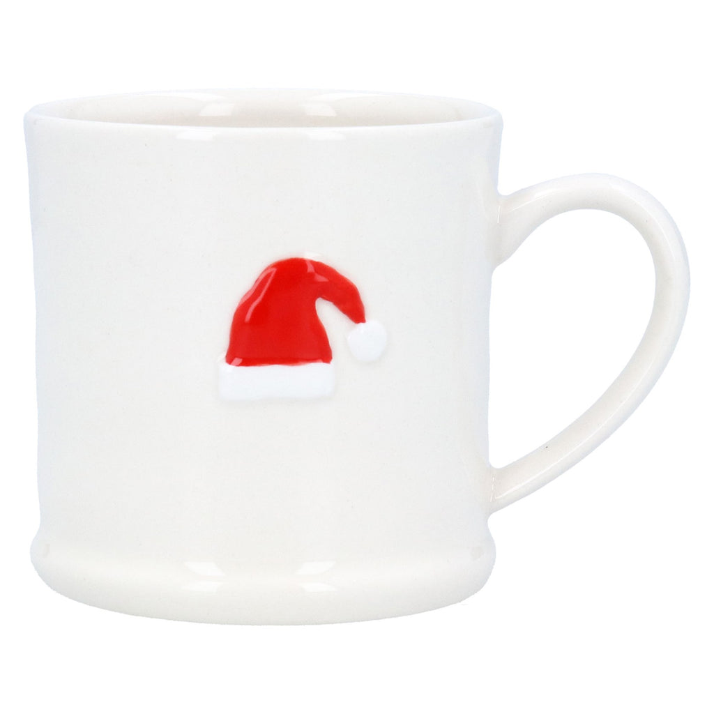 Santa hat stoneware mini mug - Daisy Park